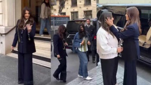 Aishwarya Rai Bachchan & Aaradhya's Paris Fashion Week Arrival: Actress Comforts Overwhelmed Fan, Stuns in Chic Ensemble
