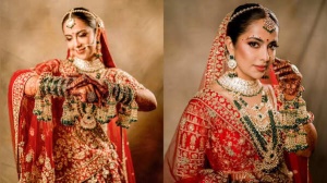 Stylish wedding pictures of 'Balika Vadhu' star Avika Gor