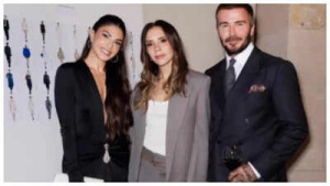 Jacqueline Fernandez's Paris Fashion Week Style Wins Over Victoria Beckham; David Beckham Greets Actress with Warm Embrace (WATCH)