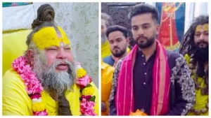 Elvish Yadav visits Premanand Maharaj amid his ill health, promises to do naam jaap - WATCH