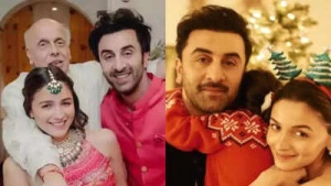 Alia Bhatt says Ranbir Kapoor bowed down to father-in-law Mahesh Bhatt when he first met him: ‘But he would kick any boy that Raha brings home’