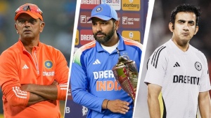 Rohit Sharma's Champions Trophy Speech Omits Gautam Gambhir: Tribute or Subtle Snub?
Or:
Gambhir Absent from Rohit's Champions Trophy Thanks: Decoding a Viral Tribute and Potential Team Tensions