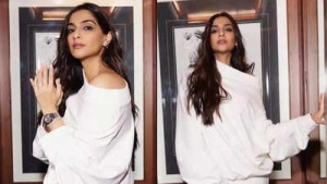 Sonam Kapoor Sparks Pregnancy Speculation with Oversized Outfit Choice: New Pictures