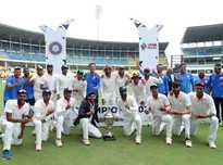 Vidarbha Defeat Rest of India to Lift Irani Trophy Despite Dhull, Suthar's Valiant Efforts