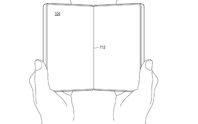 Conceptual design of Microsoft's new foldable device.