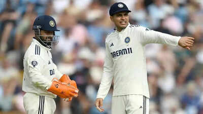 Shubman Gill and Rishabh Pant leading the Indian Test team.