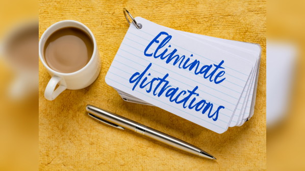 Reducing distractions in the environment.