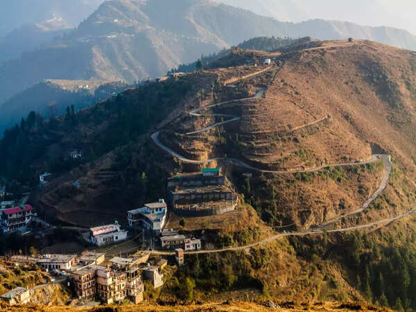 A serene view of Chakrata from a high vantage point