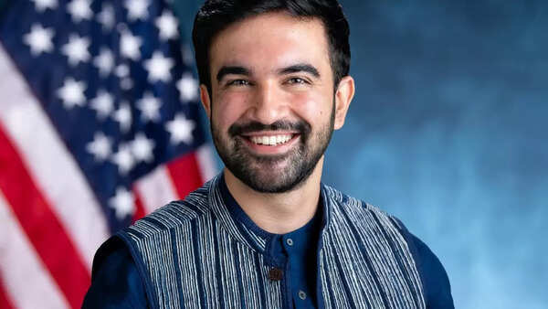 Zohran Mamdani's Nehru-collar shirt under a blazer