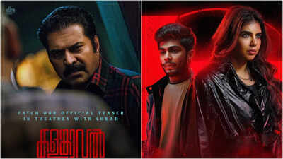Mammootty's 'Kalamkaval' teaser arrives with Dulquer Salmaan's 'Lokah Chapter: 1 Chandra' - a double treat for fans