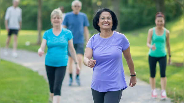 Walking for 30-60 minutes 