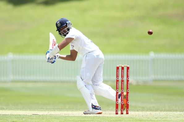 Shaw hit a century on the opening day.